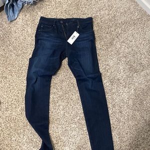 High rise skinny jeans
